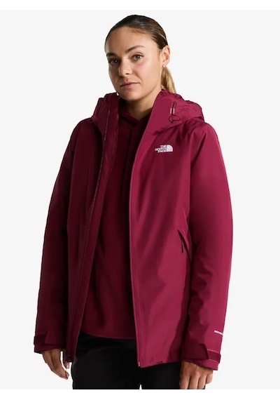 The North Face W Carto Mono Triclimate Kadın Mont Bordo