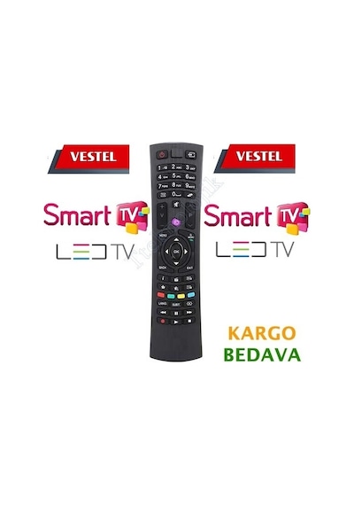 Vestel  Uyumlu 40Fb7150 Led Tv Kumandası