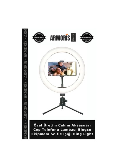 Özel Üretim Çekim Aksesuarı Cep Telefonu Lambası Blogcu Ekipmanı Selfie Işığı Ring Light