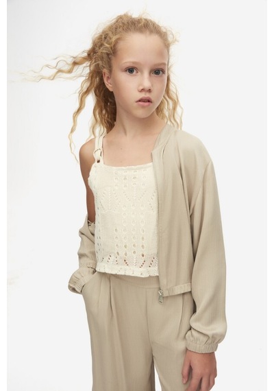 Xo Kids Kız Çocuk Ceket 8-14 Yaş 38377 Vizon