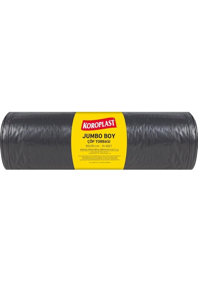 Boy Çöp Torbası 10'lu Adet 1 Koli 80x110 Cm