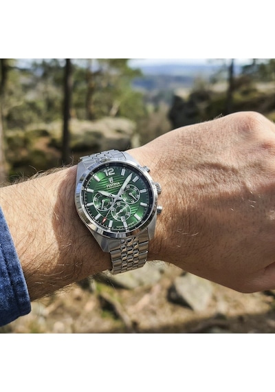 Festına F20742/5 Tımeless Chronograph Erkek Kol Saati Gümüş