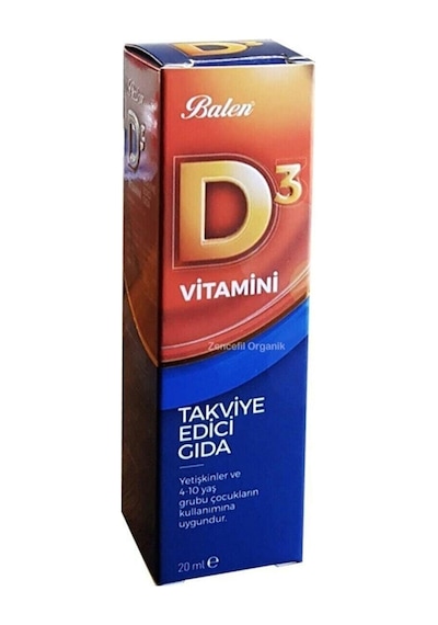 Balen D3 Vitamini Takviye Edici Gıda 20 ML