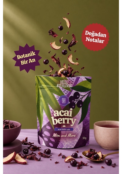 Acai Berry Tea - Acai Meyveli Bitki Çayı 40 G