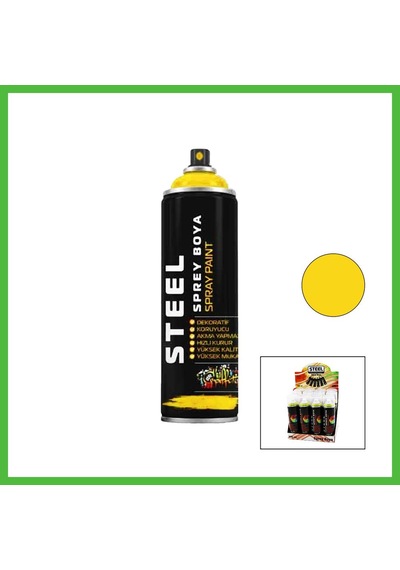 Vaveni Sarı Metal Sprey Boya 200 Ml Arz