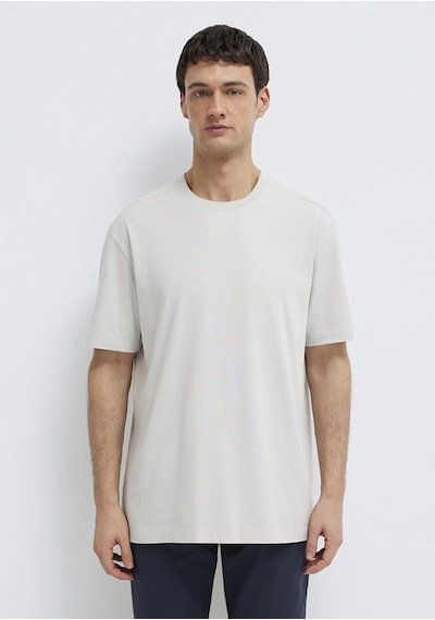 Mavi - Gri Basic Tişört 0613466-70077 Gri
