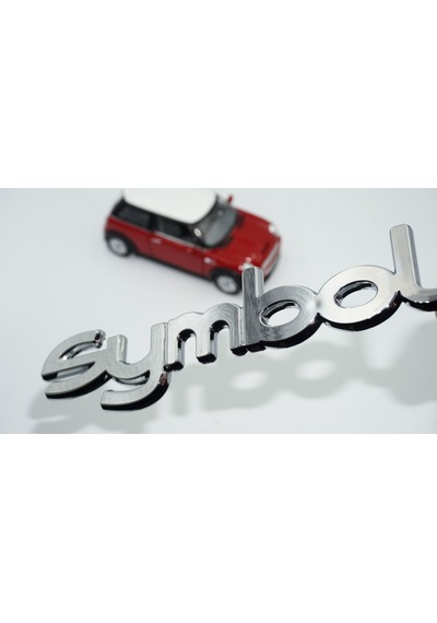 Renault Clio Symbol Bagaj 3M 3D Krom Abs Logo Amblem