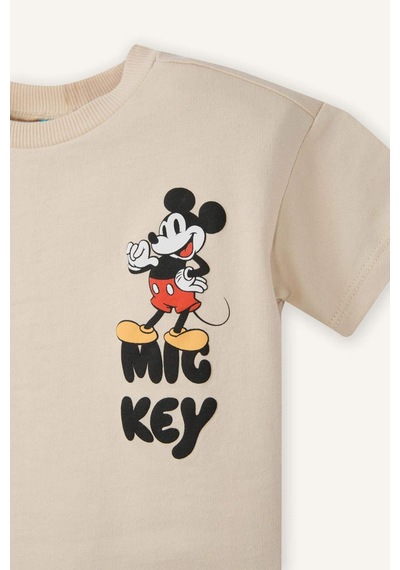 Defacto Dısney Mıckey & Mınnıe 2li Takım Erkek Bebek G9911a526smbg702 Bej-bg702