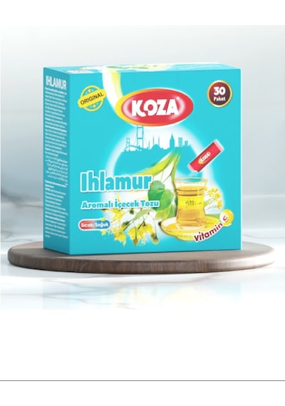 Koza Tek İçimlik Ihlamur Aromalı Toz İçecek 30'lu 100 G