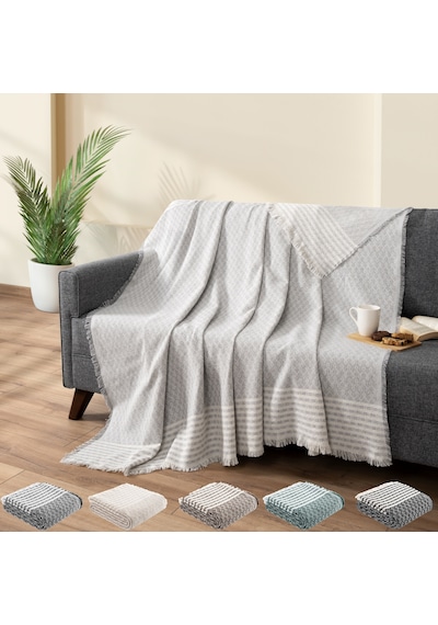 Gri Koltuk Kanepe Örtüsü Koruyucu Koltuk Şalı 170x200 Çekyat Örtüsü