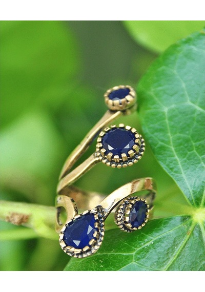 Stoneage Safir Ayarlanabilir Kadın Yüzük