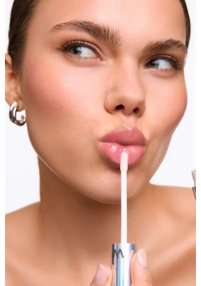 Wonderskin Wonder Blading Top Gloss Simli Lüks Dudak Parlatıcı Dudak Parlatıcıları Clear Shine