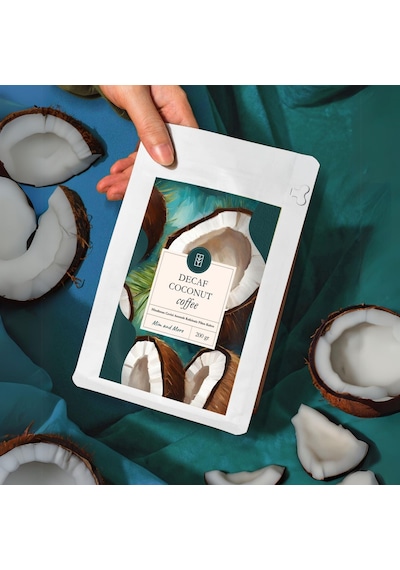 Mim And More Decaf Coconut Coffee Kafeinsiz Hindistan Cevizi Aromalı Filtre Kahve 200 G