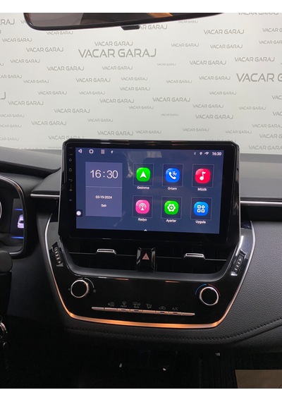 Toyota Corolla 2019+ 10" Uyumlu Androıd Multimedya Gerçek 2/32 Kablosuz Carplay Geri Görüş Kameralı 10"