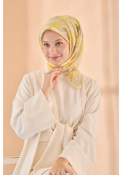 Silk Home Soft Eşarp 73095-11 Sarı, Butter Yellow, Limon Küfü