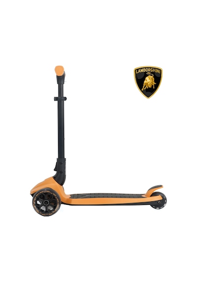 Lisanslı L3 Kolay Katlanabilir Işıklı Orta Gövde Ve Işıklı Tekerlekli Çocuk Scooter Turuncu Turuncu