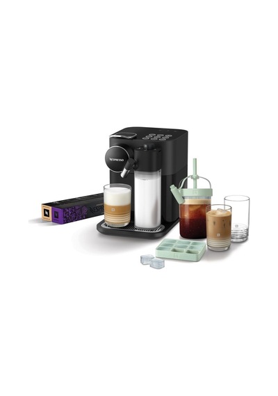 Nespresso F541 Gran Lattissima 1450W Siyah Kahve Anneler Günü Kahve Köşesi Seti