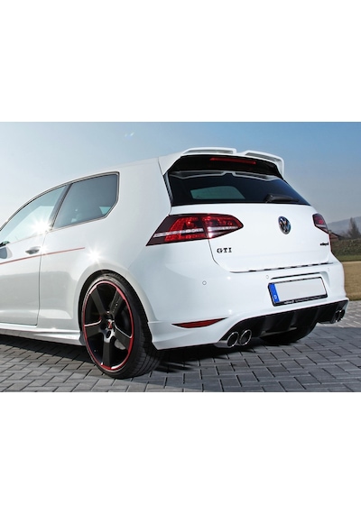 Volkswagen Golf 7 Oettinger Spoiler 2013 - 2020 Boyalı Parlak Siyah