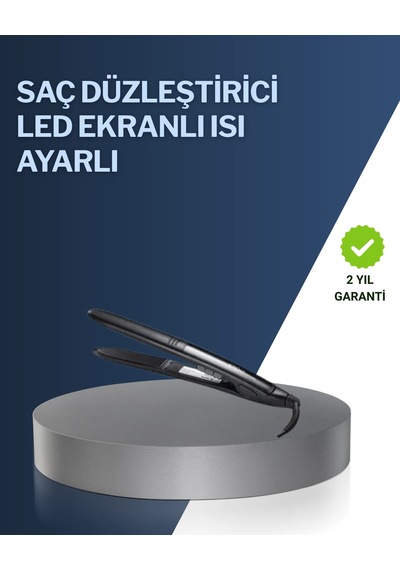 2025 Yeni Seri Dijital Ekranlı Isı Ayarlı Saç Düzleştirici Titanyum Kaplama A Kalite