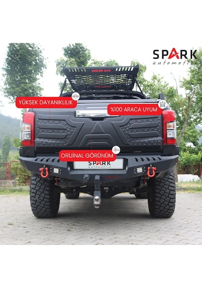 Mitsubishi L200 2007-2015 Yıl Aralığı Uyumlu Bagaj Kapağı Dodik Siyah