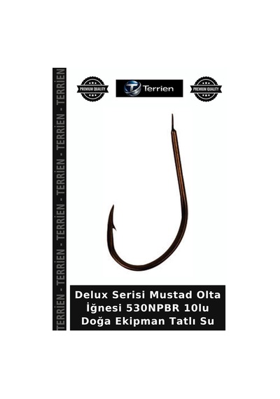 Delux Serisi Mustad Olta İğnesi 530npbr 10lu Doğa Ekipman Tatlı Su No:1