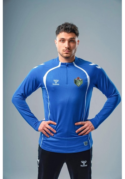 Hummel Iğdır Fk Target Antrenman Eşofman Üst Mavi Sponsorlu