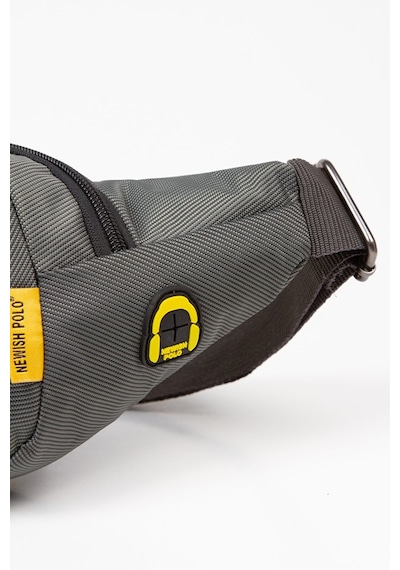 Tuldar Deri Usb Kulaklık Çıkışlı Crossbody Çapraz Göğüs Omuz Ve Bel Çantası Tul360 Gri