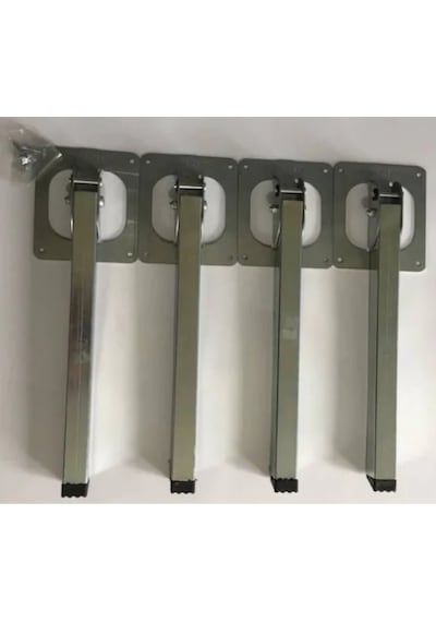 Metal Katlanabilir Sofra Masa Ayağı 60 Cm 4 Adet + Vidaları