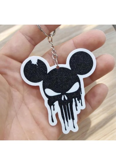 Kanunsuz Mickey Sevimli Figür Karakter Anahtarlık Çok Renkli