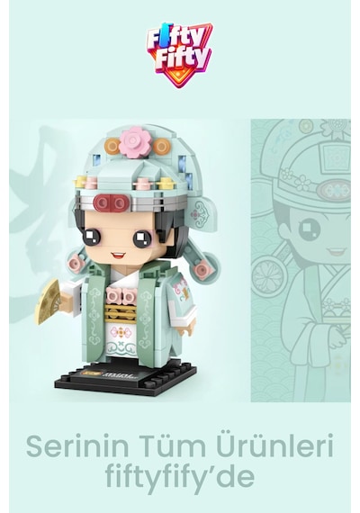 Loz Micro Anime Serisi 1544 Modeli 291 Parça Dekoratif Oyuncak Yapım Seti Yapı Blok
