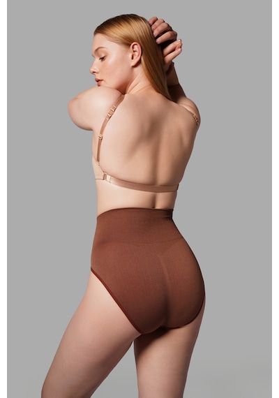 Fit Women ı Yüksek Bel Külot 1010 Kahverengi