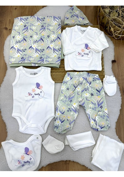 Hello Baby Lila 10lu Set Beyaz