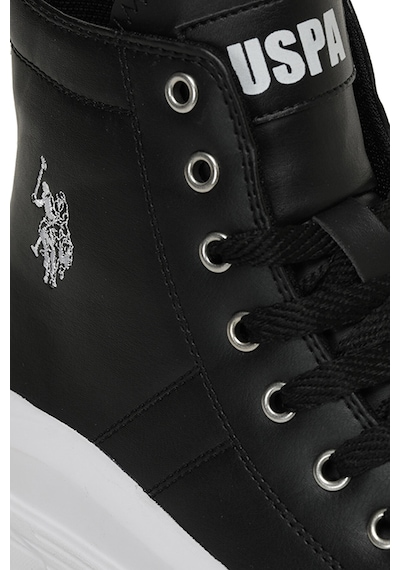 U.S. Polo Assn. CLEMENTINE PU 3PR Kadın  Siyah Sneaker