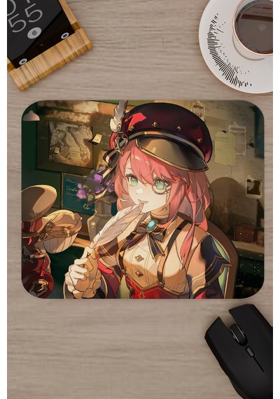 Charlotte Genshin Impact Anime Gacha V5 - 22x18 Gaming Mouse Pad Fare Altlığı