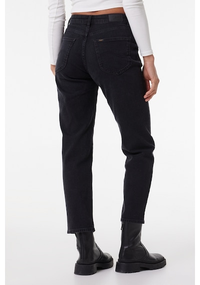 Lee Carol Regular Fit Normal Kesim Yüksek Bel Düz Paça Antrasit Kadın Esnek Jean Denim Kot Pantolon L30U01758 Antrasit