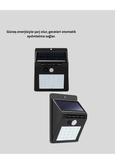 Astraltech Hareket Algılayıcı Solar Led Duvar Lambası