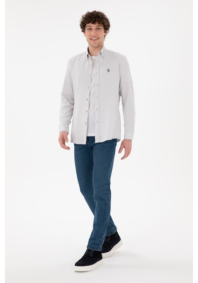 U.s. Polo Assn. Erkek Açık Gri Gömlek Basic 50306338-vr001 Acık Grı Açık Gri U.s. Polo Assn. Erkek Açık Gri Gömlek Basic 50306338-vr001 Acık Grı Açık Gri
