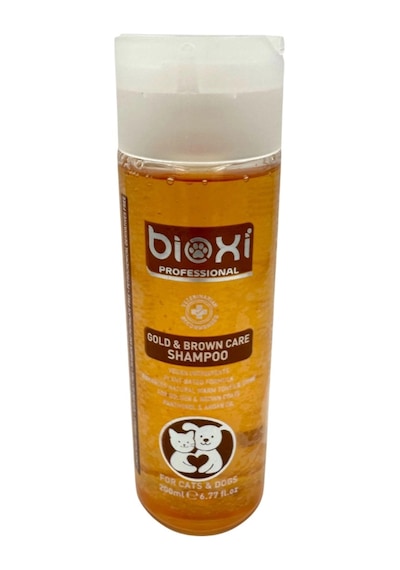 Bioxi Gold & Brown Pure Shampoo Kedi & Köpek Kahverengi Tüyler İçin Şampuan 200 Ml