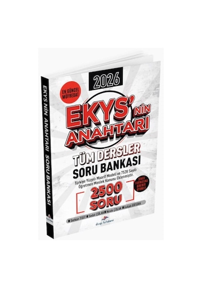Dizgi Kitap Yayınları 2026 Meb Ekys Müdür Ve Müdür Yardımcılığı Ekys Nin Anahtarı Tüm Dersler Soru Bankası