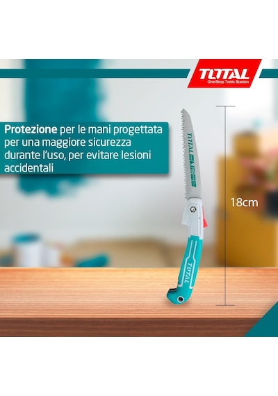 Tr Thfsw18026 180mm Katlanır Testere, Anti-pinch Fonksiyonlu