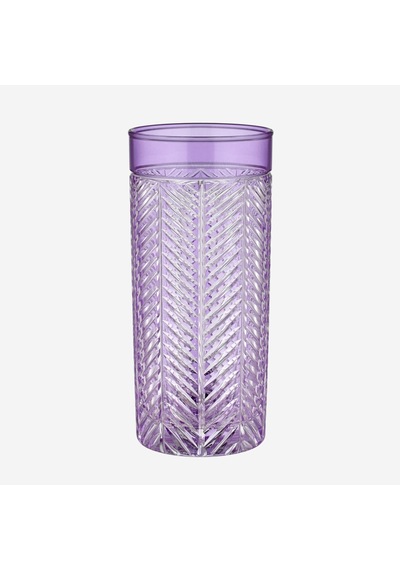 Mor Cam Su Bardağı 485 Ml