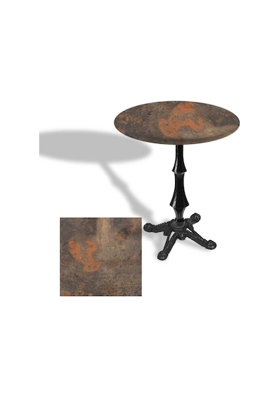 Çipa 1012 Döküm Ayak Yuvarlak Masa Çap 60cm - Werzalit, Wermodin Ve Allzalit Tabla - Metalic Oxid 1 Çok Renkli Çipa 1012 Döküm Ayak Yuvarlak Masa Çap 60cm - Werzalit, Wermodin Ve Allzalit Tabla - Metalic Oxid 1 Çok Renkli