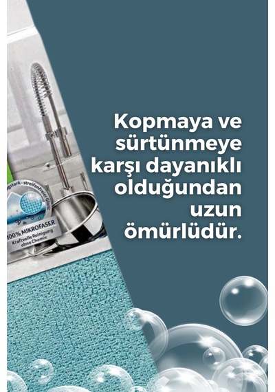 Grimorlife 4 Lü Ultra Emici Yumuşak Dayanıklı Mikrofiber Temizlik Bezi 21,5 X 21,5 Cm- İz Bırakmaz