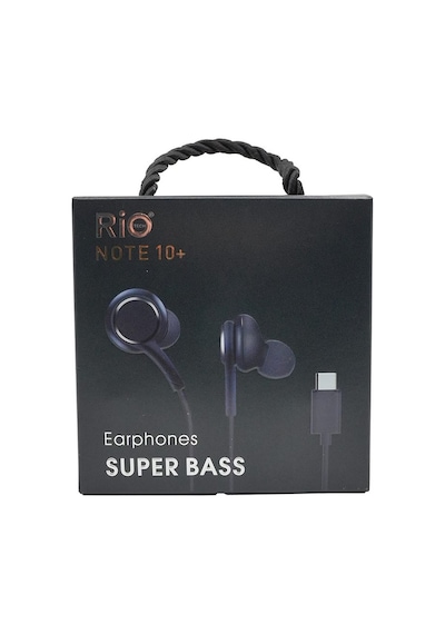 Rio Tech Note 10+ Super Bass Kulak İçi Kulaklık - Yüksek Ses Kalitesi S10