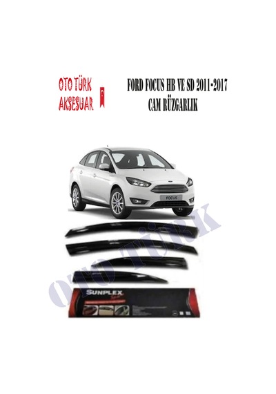 Ford Focus 3 Focus 4 2011-2017 Mugen Cam Rüzgarlığı 4 Lü