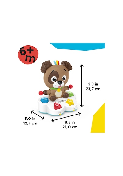Baby Einstein Drum & Learn Dean Müzikal Öğrenme Oyuncağı, Çoklu Duyusal, 6 Aylık Ve Daha Büyük Bebek