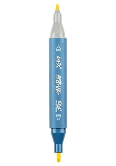 Rich Klm-17947 Art-x Sketch Marker Kalem Duo 106 Light Sarı Standart