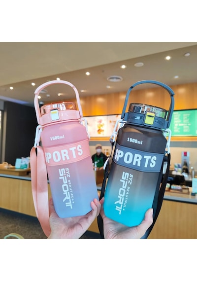 Sport Su Matarası 1600 Ml Model 1 Pembe - Mavi