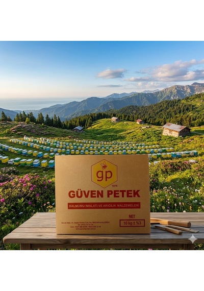 Güven Petek Arı Mumu - 22x41 Cm 10 Kg Muğla - Giresun Tipi