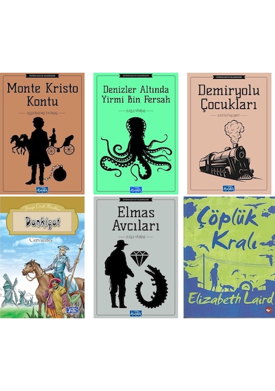 Beyaz Balinan Yayınları Çöplük Kralı Hikaye Okuma Seti 6 Kitap
